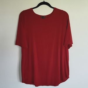 Eileen Fisher Solid Color Top Size XL